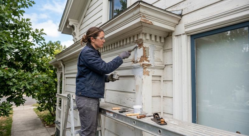 Exterior Window Molding Repair in Conroe, TX