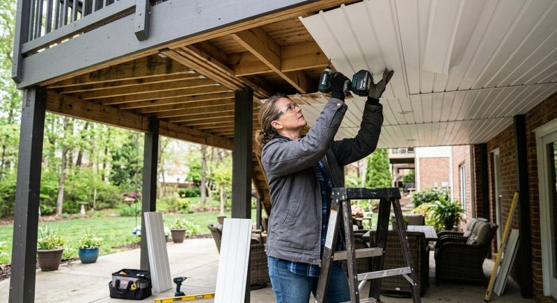 Under Deck Ceiling Repair in Conroe, TX