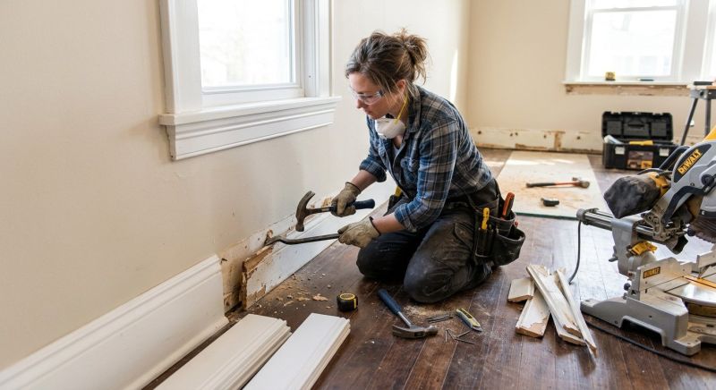 Baseboard Remodeling in Wilmington, NC