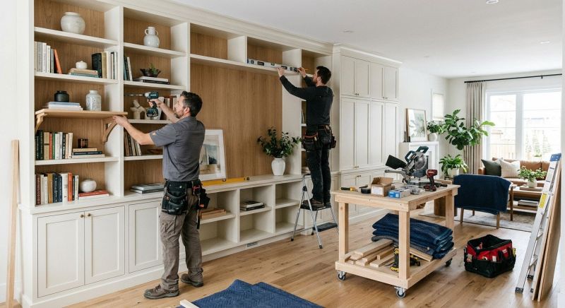 Bookshelves Installation in Raleigh, NC