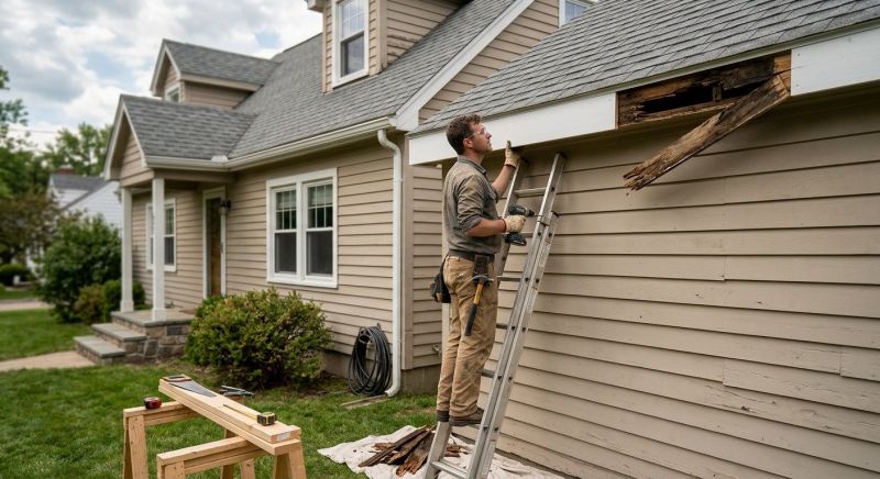 Garage Fascia Repair in Olathe, KS