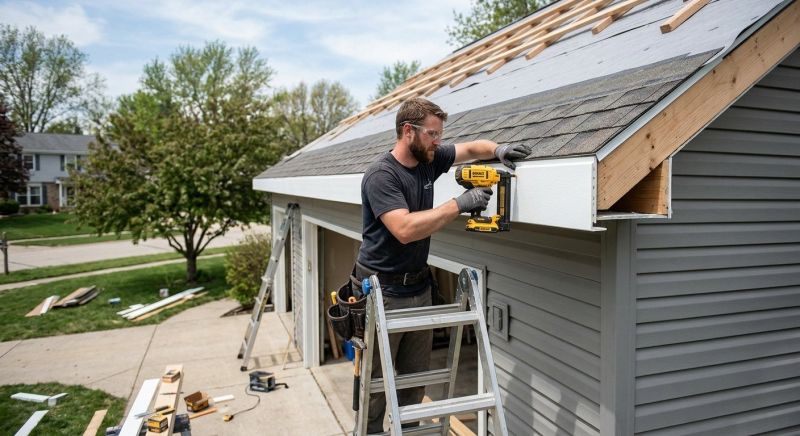 Garage Fascia Replacement in Overland Park, KS