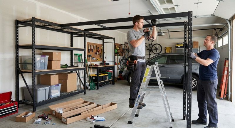 Garage Tool Rack Installation in Bethesda, MD