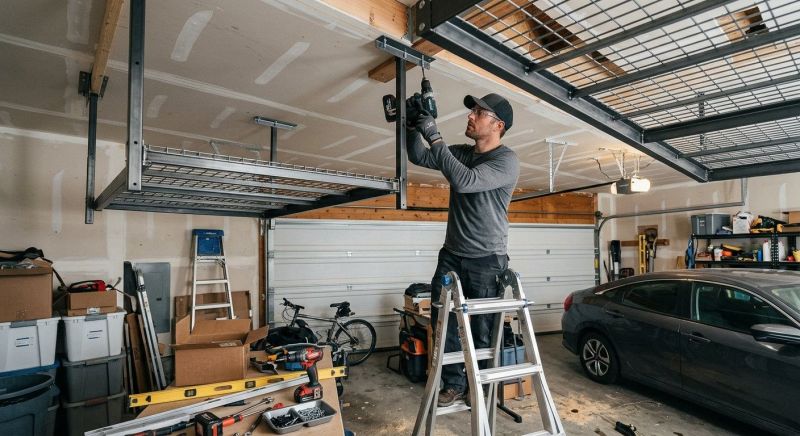 Garage Tool Rack Installation in Prince Georges County, MD