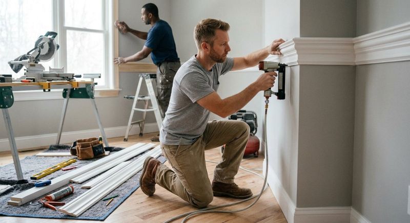 Quarter Round Installation in Wilmington, NC