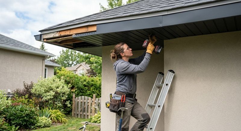 Soffit Damage Repair in Kansas City, KS