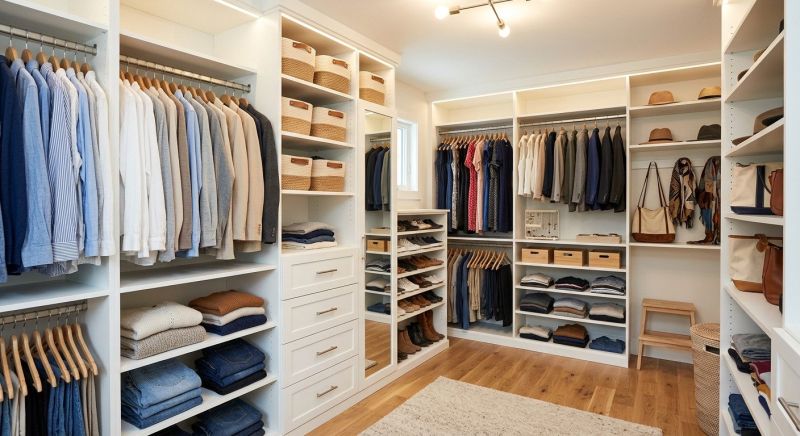 Walk In Closet Remodeling in Raleigh, NC