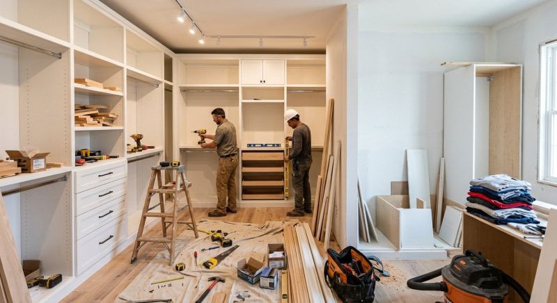 Walk In Closet Remodeling in Charlotte, NC
